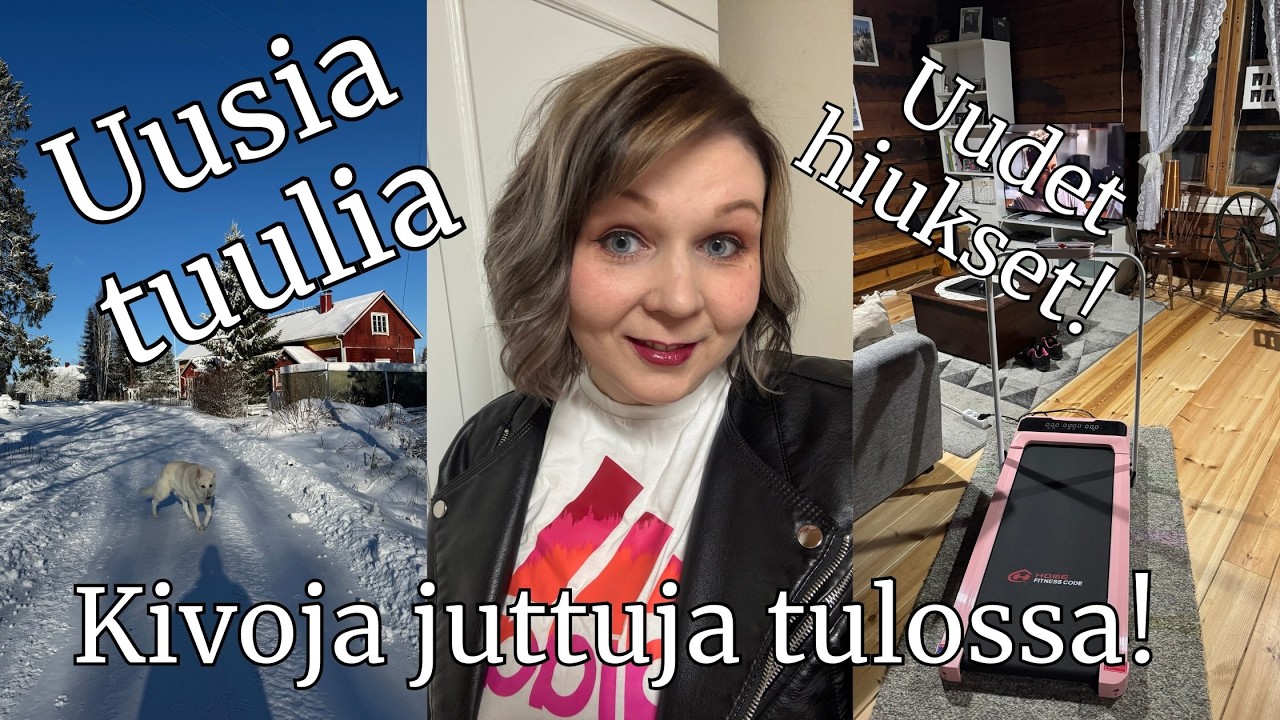 Uusia kuvioita ja kuulumisia // Uudet hiukset // Odotan innolla tulevaa!