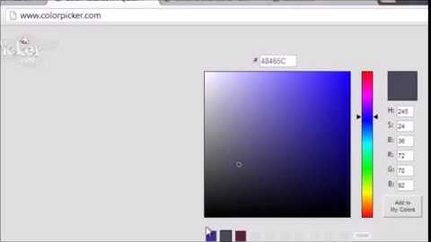 Video 6 HTML Using Colors