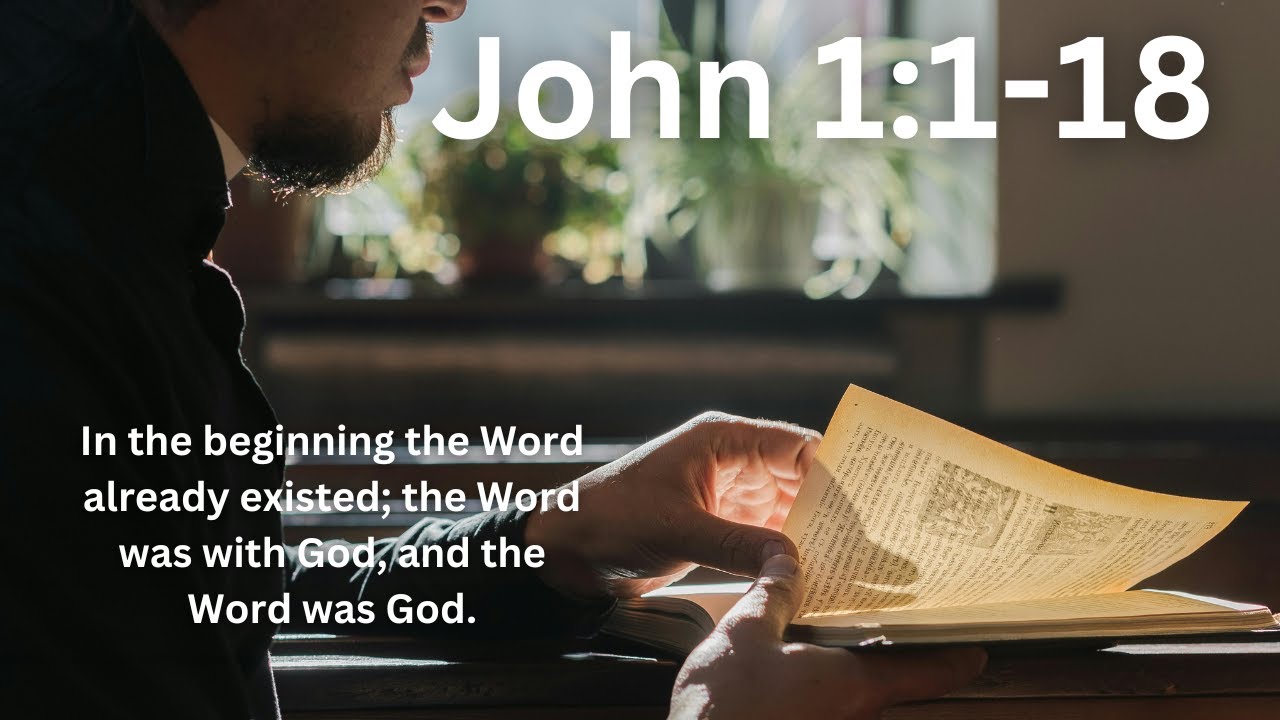 John 1:1-18. The Word of Life: Jesus The Son Of God - YouTube