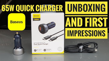 Baseus inAuto 65W Dual Quick Charger + Volt Meter: Unboxing and First Impressions