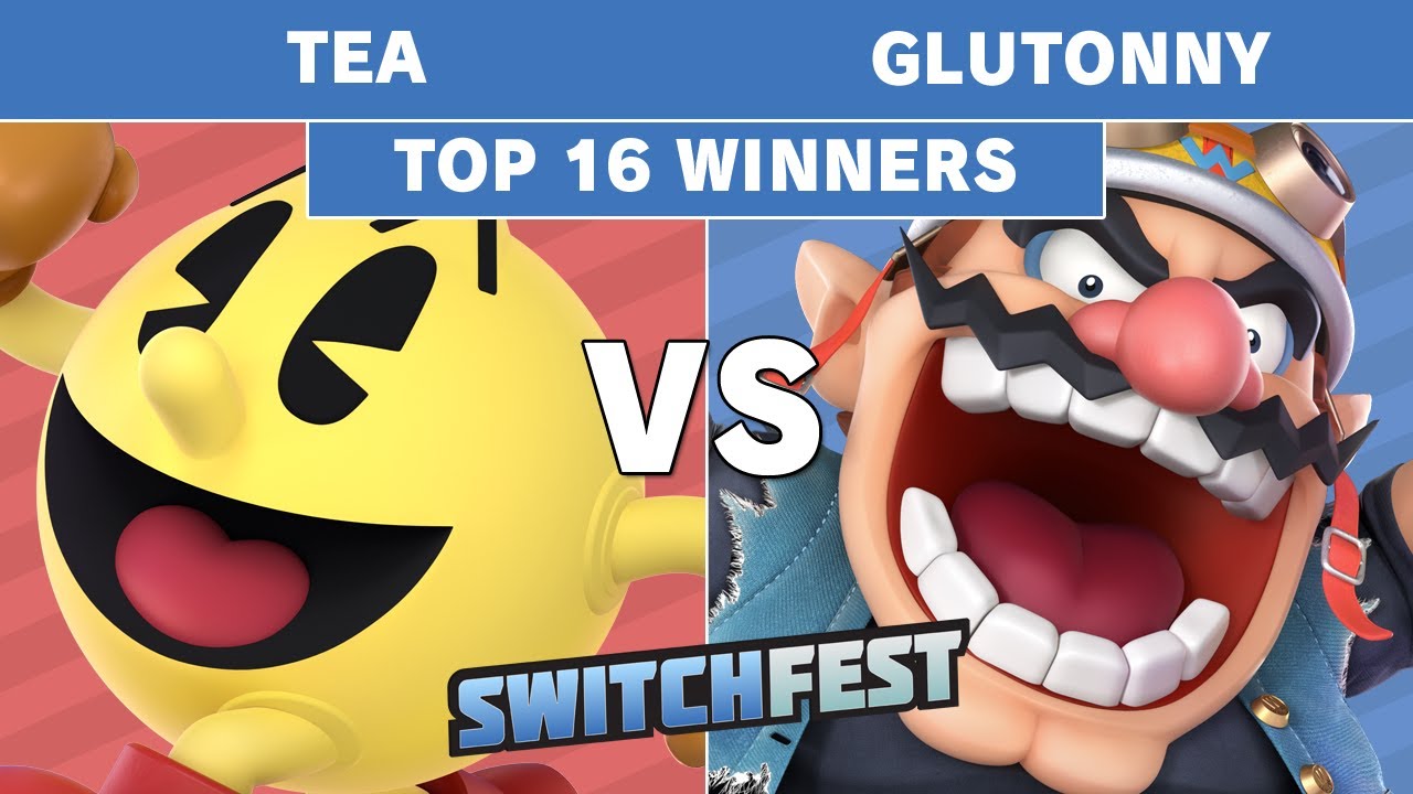 Switchfest 2019 - Tea (Pac man) Vs Solary | Glutonny (Wario) Winners Top 16 - Smash Ultimate