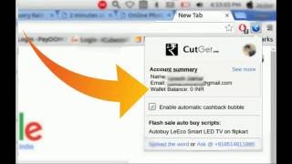 Guaranteed Paytm Money on every online order at any shopping site - Step by step guide by Cutget.com screenshot 3