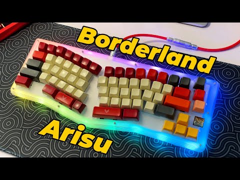Video Borderland Arisu: Bàn phím cơ công thái học 