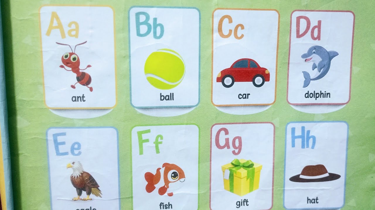 Aa to Z z l Learn English Worksheet class Nursery LG KG l A for Apple B For Ball l Phonics sound A 