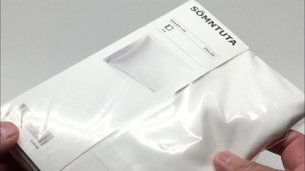 Ikea AXAG Pillow Softer & SÖMNTUTA Pillowcase YouTube