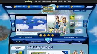 Pokémon Ranger: Guardian Signs Flash website in 2010