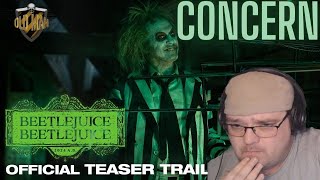 BEETLEJUICE BEETLEJUICE | Official Teaser Trailer Reaction