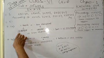 Class 6th [MATHS] | Knowing Our Numbers | 2020