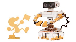 【スマブラSP】ロボットで横Bしてみた【Super Smash Bros. Ultimate】How to Make R.O.B with cardboard