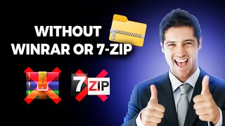 How To Extract WITHOUT Winrar or 7-Zip | 2026 Quick & Easy