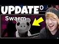 PIGGY NEW GAMEMODE *SWARM* FIRST REACTION.. | Roblox Piggy