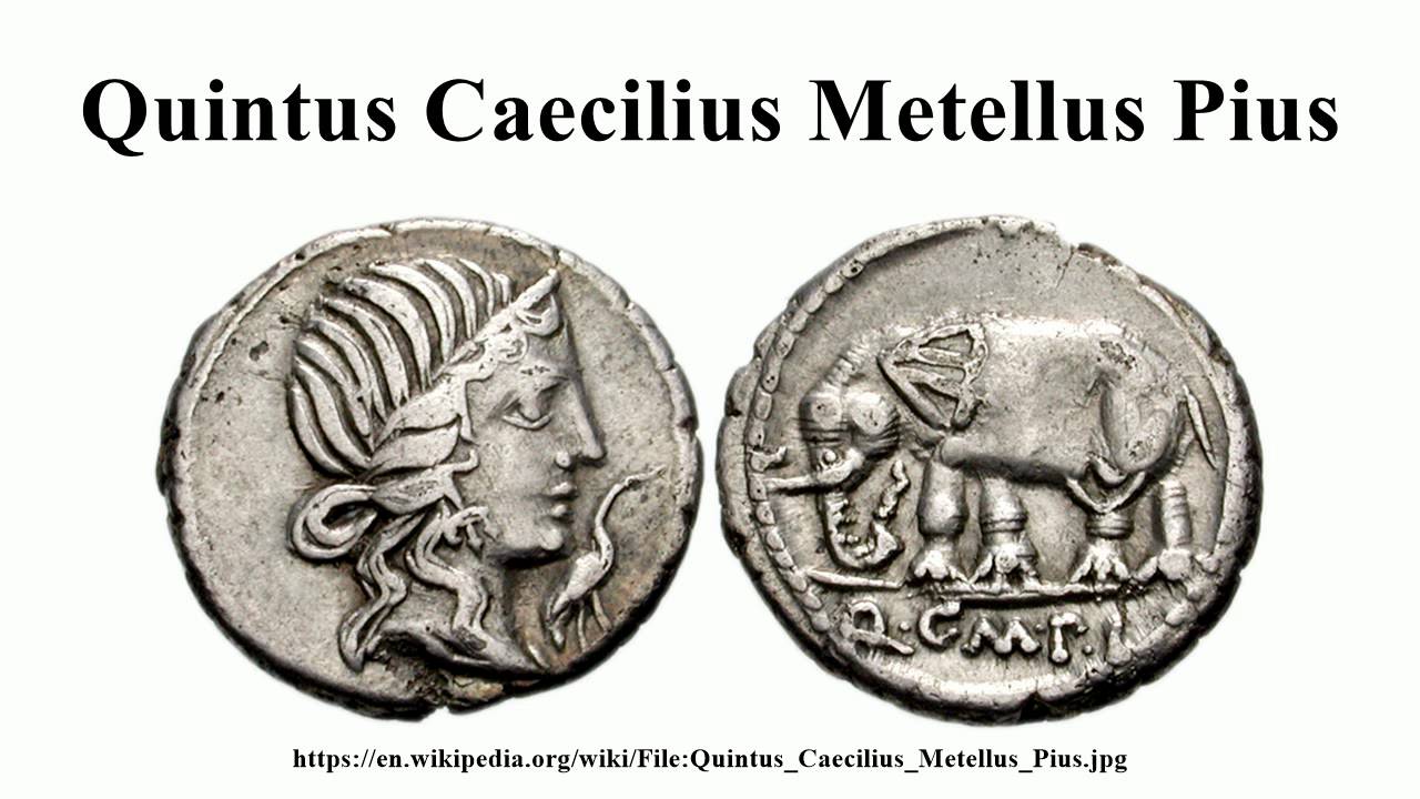 Quintus Caecilius Metellus Pius YouTube