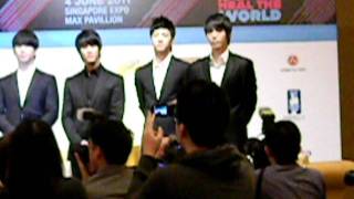03062011 MBLAQ SINGAPORE Meet and Greet session