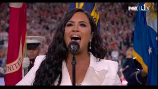 Demi Lovato Sings National Anthem at Super Bowl LIV