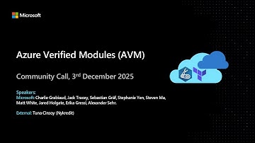 Azure Verified Modules (AVM) - December 2025 - External Community Call