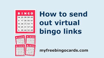 How to send virtual bingo links NEW VIDEO AVAILABLE - SEE DESCRIPTION