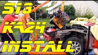 Ka24De Engine Install 240Sx S13