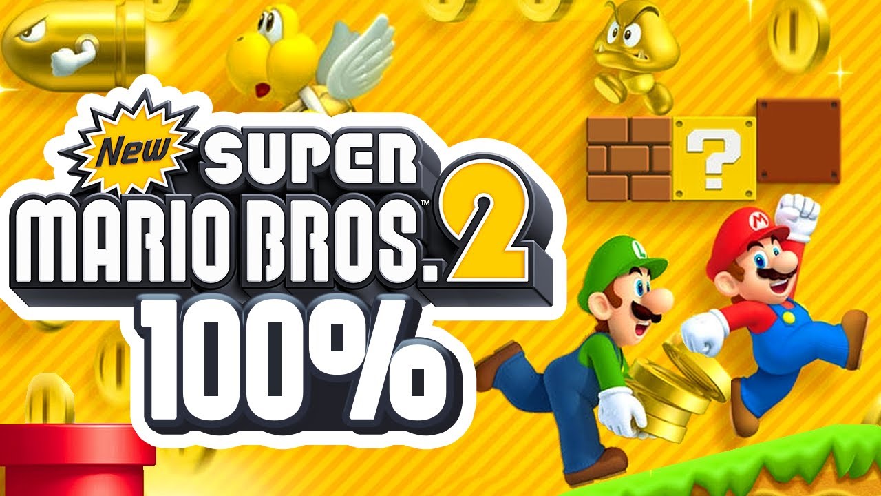 New Super Mario Bros Wii Worlds 1 - 9 Full Game (100%) 