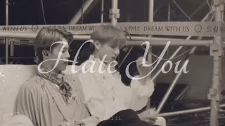 Hate you  JUNGKOOK ［日本語字幕歌詞和訳］Jimin Jikook グクミン　BTS