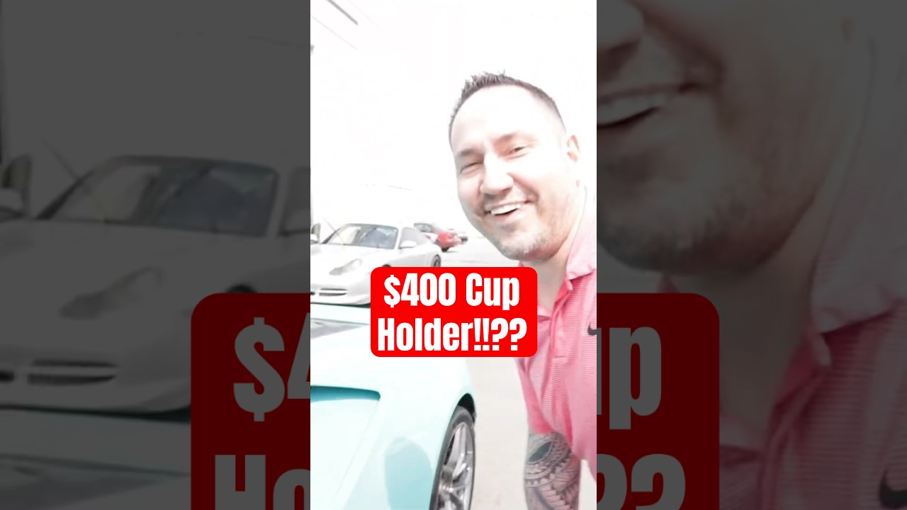 Did he say $400 cup holder!? 