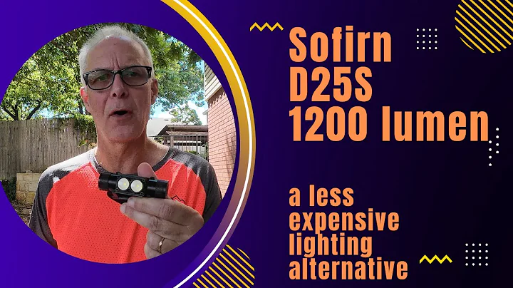Sofirn D25S 1200lm headlight - A less expensive lighting alternative