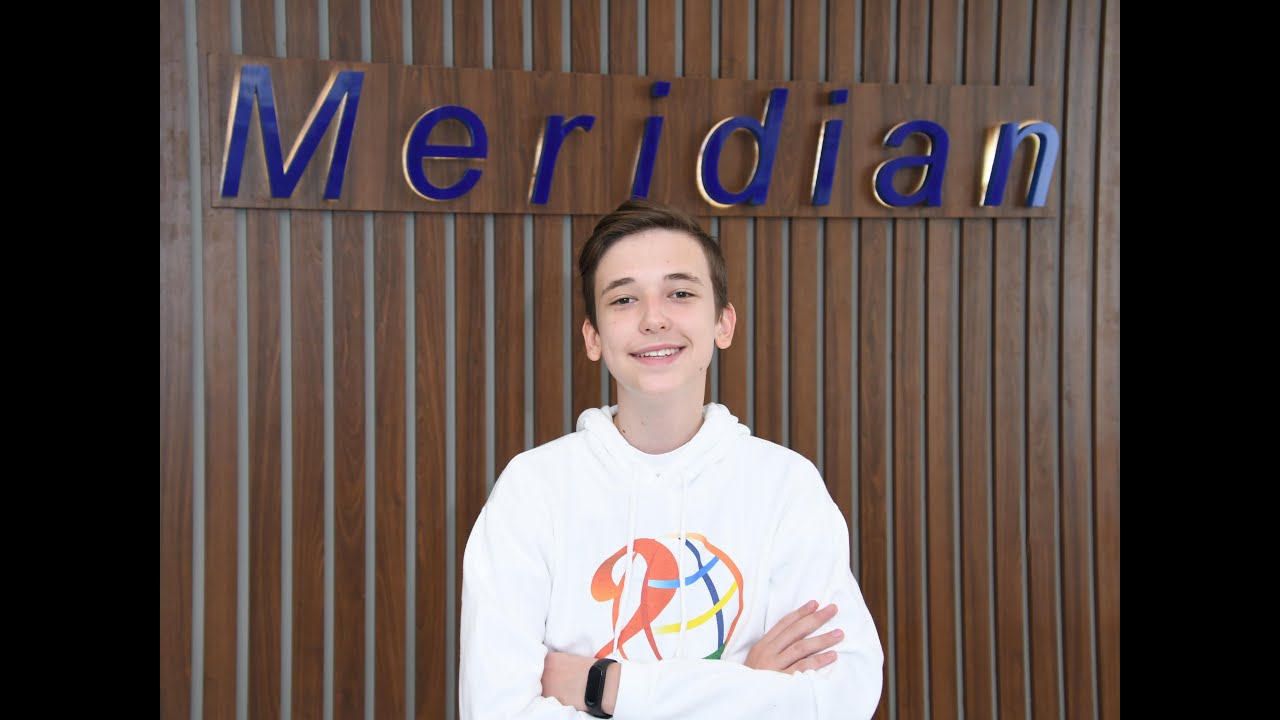Student of Meridian International School, Oleksandr Balabanov will represent Ukraine!