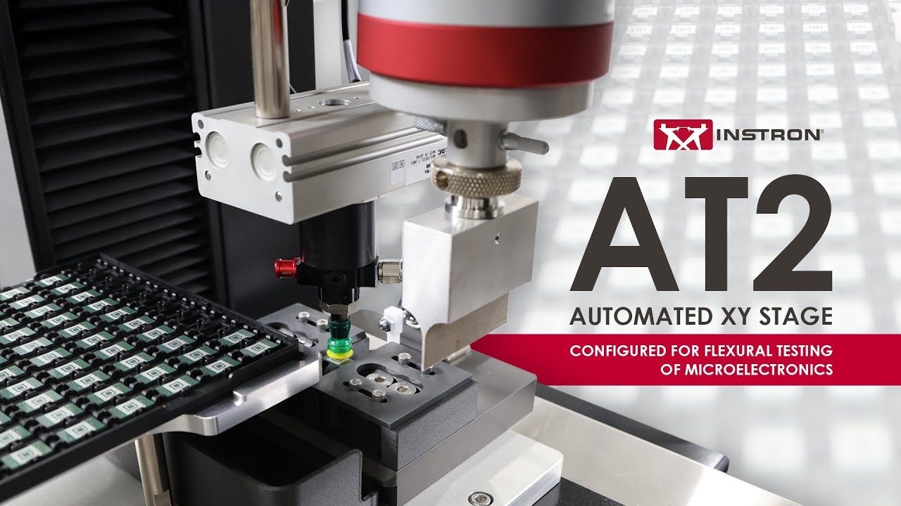 AT2 Automated XY Stage | Configured for Flexural Testing of Microelectronics