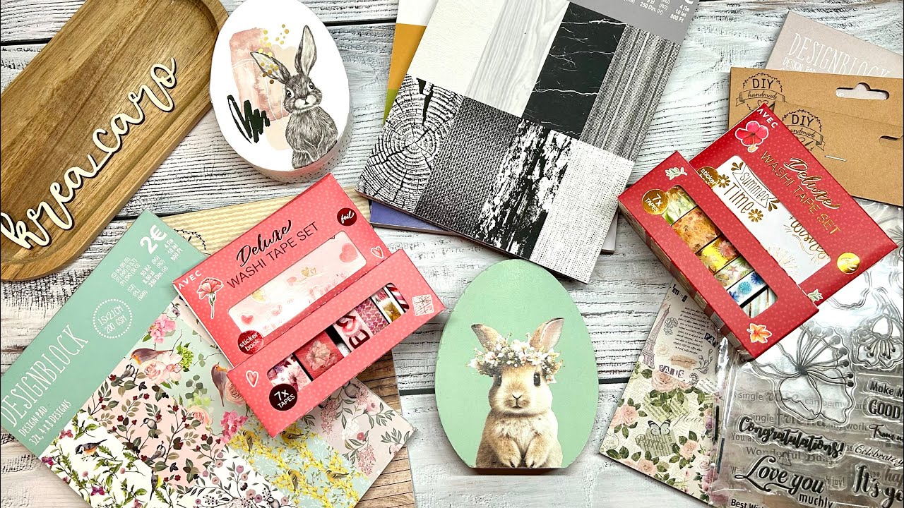 Action und Tedi #haul Februar 2025 - neue Stempel und (zu) viel Papier 🙈