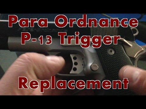 Para Ordnance P13 1911 Trigger Replacement & Series 70 Shim