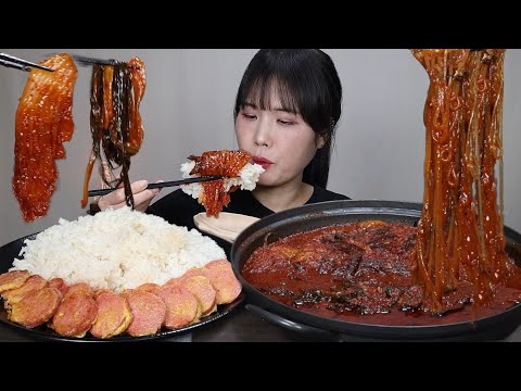 매운먹방♡ <strong>멸치김치찜</strong> 쿨타임이 찼다!!☺️ 드디어 기다리셨던 실비김치로 <strong>멸치김치찜</strong> 만들어 왔어요~♡ 실비김치, 실비김치, 매운, 먹방, mukbang, spicy, kimchi.