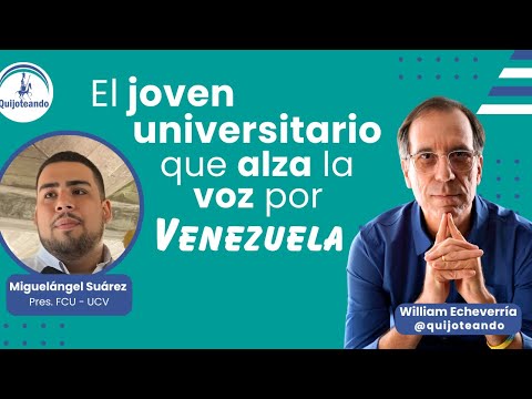 THE YOUNG UNIVERSITY STUDENT WHO RAISES HIS VOICE FOR VENEZUELA