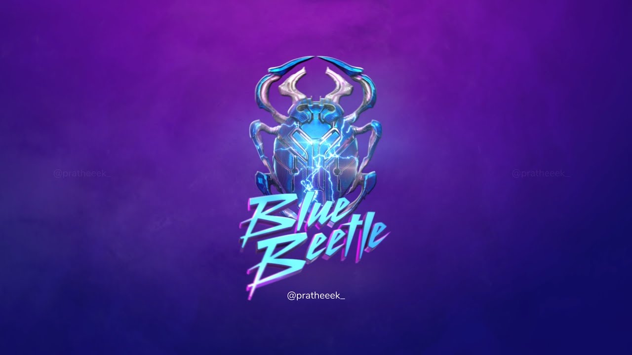 Blue Beetle Title Animation Recreation