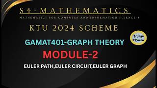 EULER PATH |EULER CIRCUIT| EULER GRAPH |S4 KTU MATHS