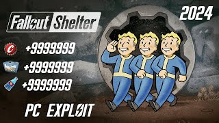2024 *UNLIMITED RESOURCES EXPLOIT* | FALLOUT SHELTER PC (STEAM)