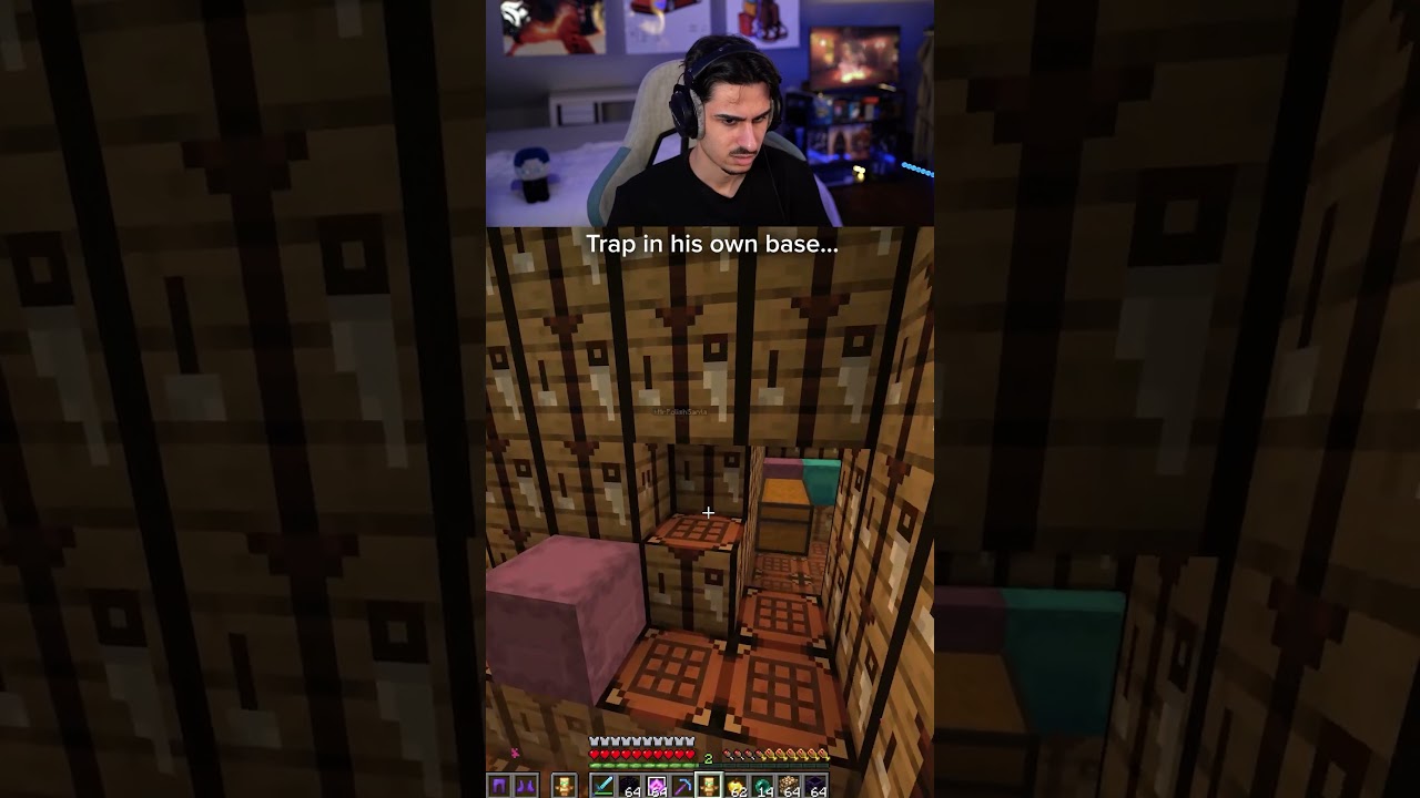 Trap in his own base...