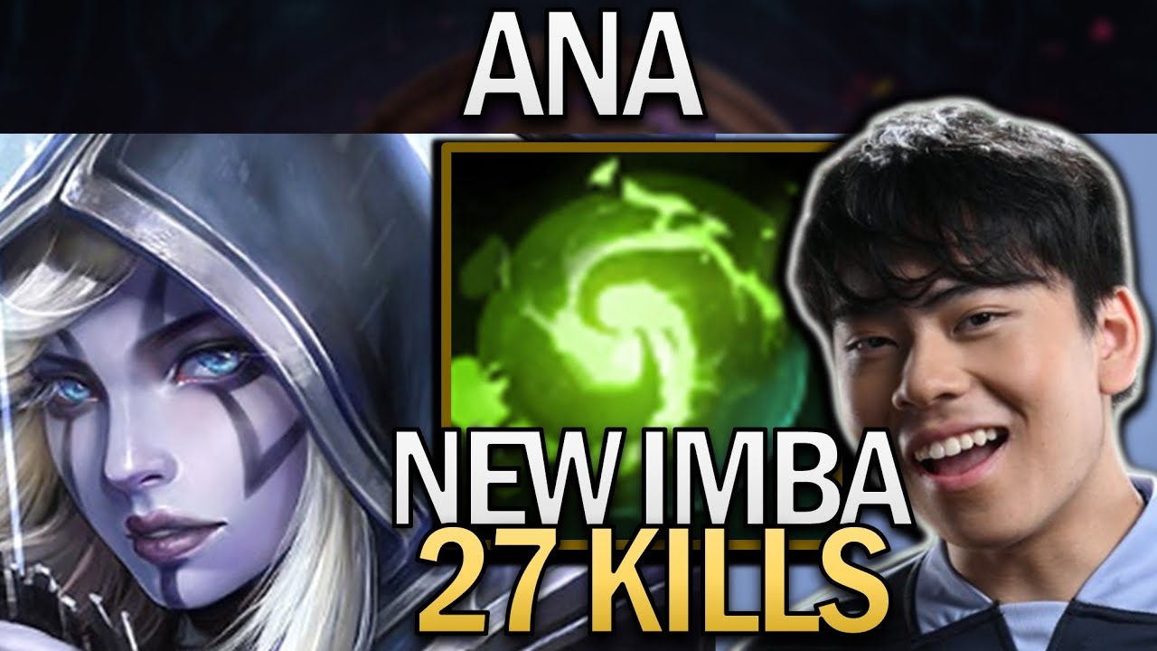Ana Raner Drow Ranger Gameplay Ana with Refresher - TI12 - YouTube