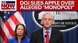 BREAKING: US sues Apple, DOJ antitrust lawsuit filed over alleged monopoly | LiveNOW from FOX