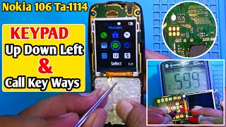 Nokia 106 Ta1114 Keypad Jumper Ways  All Nokia Mobile Keypad Not Working Solution