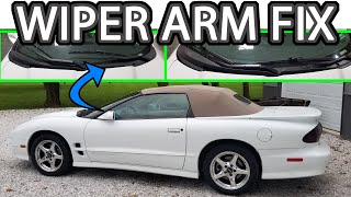 How to Fix FBody, Firebird, Trans Am, Camaro Windshield Wipers (Plus Plastic Restore)