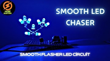 Yanıp Sönen Led Devresi Nasıl Yapılır? / How to make amazing LED chaser #ne555 #circuit #led