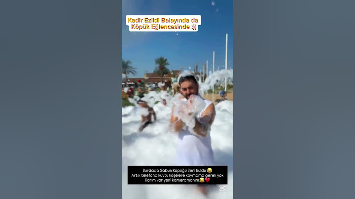 Kadir Ezildi Balayında da Köpük Eglencesinde :)) #kadirezildi #magazin #magazinhaberleri #keşfet