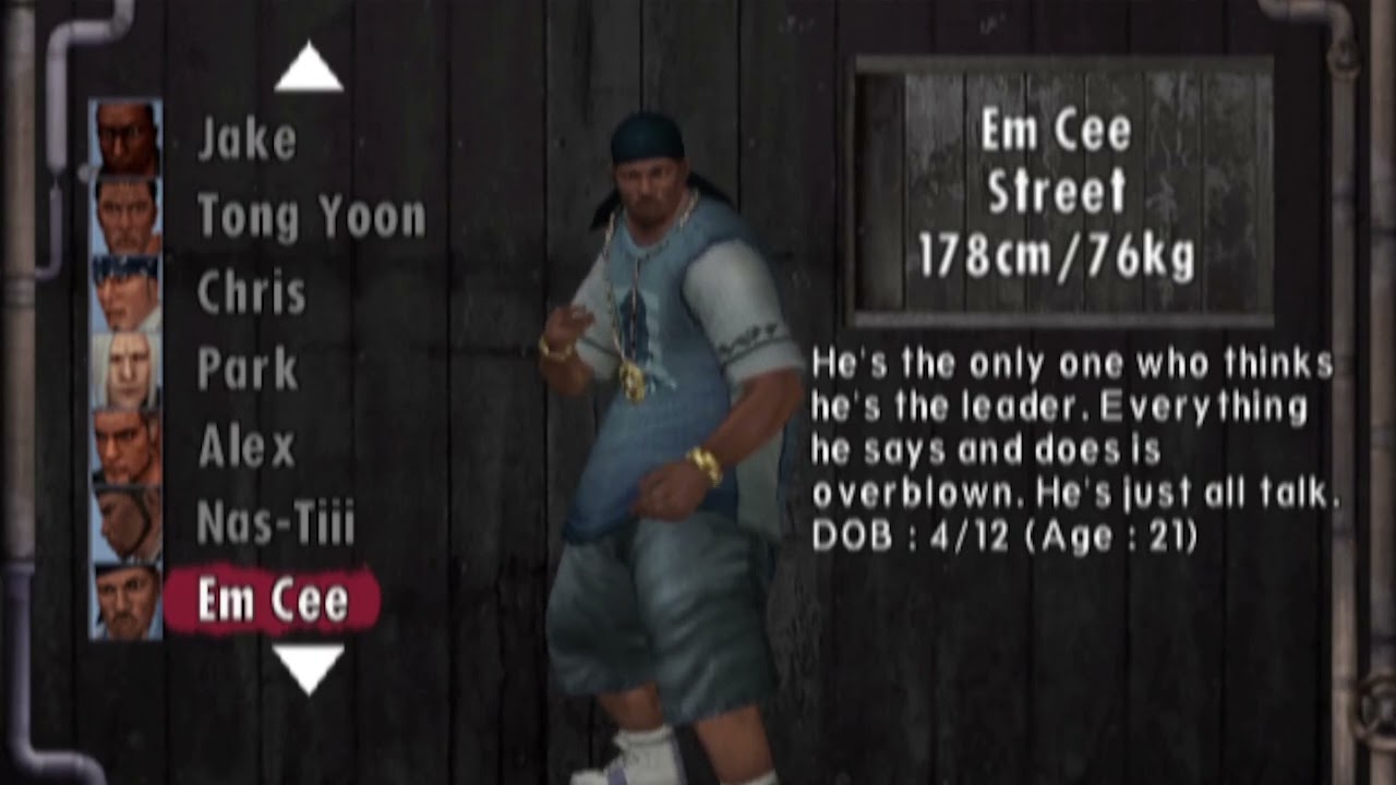 Urban Reign - Em Cee (Fighter File)