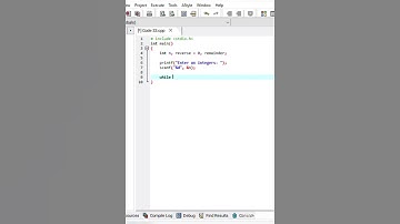 Reverse an integer#c#programming#developer#shortvideo#coder