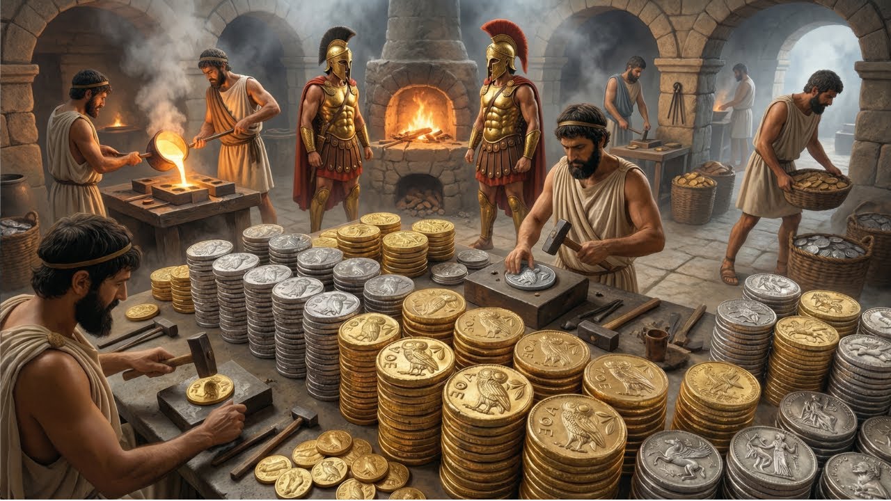 Inside the Ancient Drachma Mint: How Greece Made Its Silver Coins (Full Process) #2