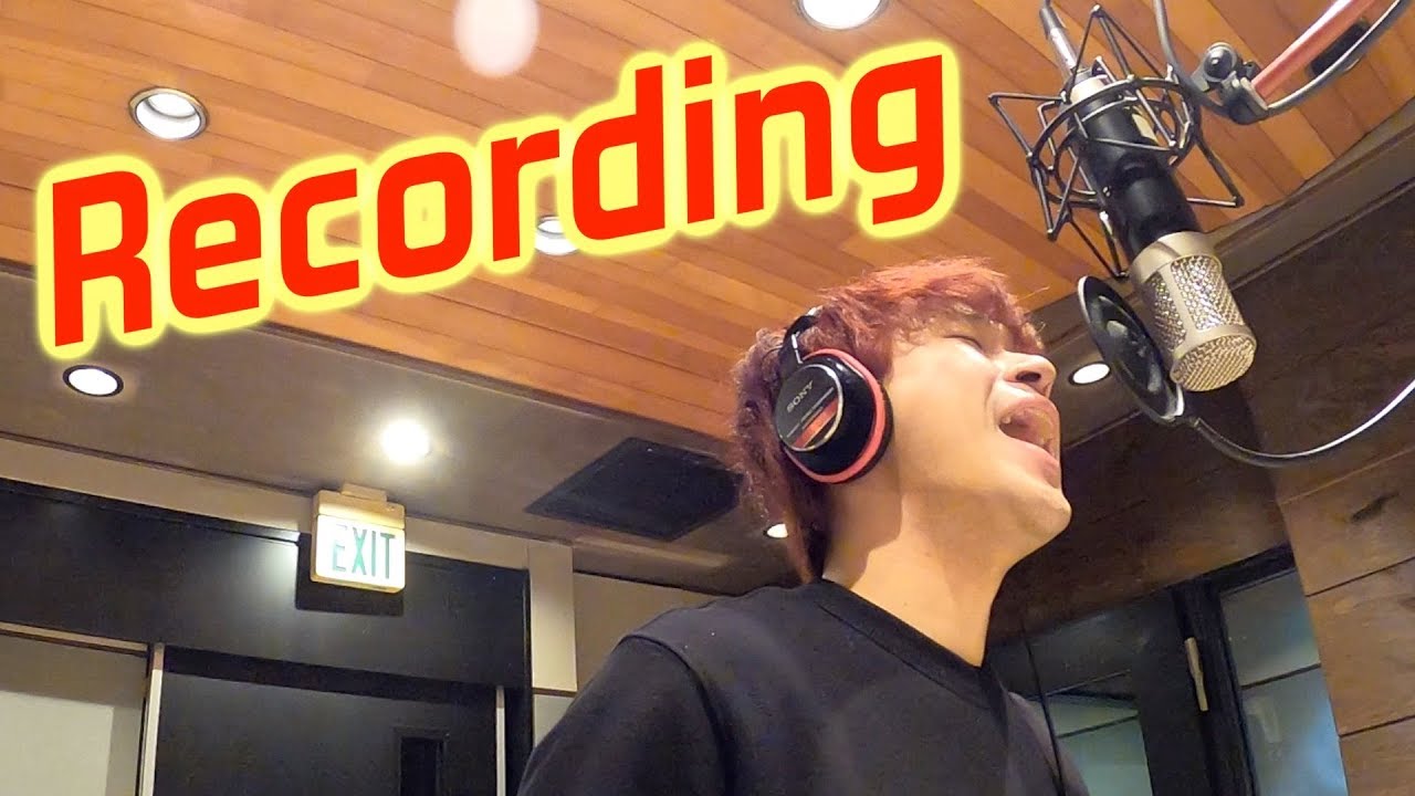 【新曲少し聴けちゃう】レコーディング風景を少し見せちゃいますよ〜