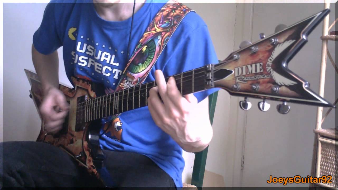 Megadeth Anarchy In The Uk E M Rhythm Guitar Cover W Tabs Youtube