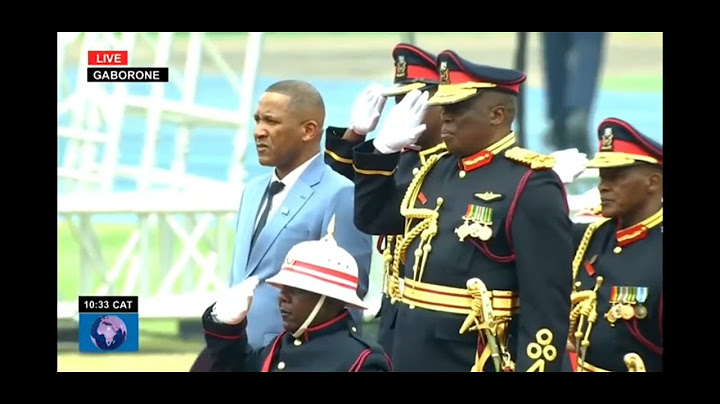 Botswana President Elect Duma Boko Inauguration 2024