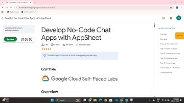 Develop No-Code Chat Apps with AppSheet | #GSP1146 | #qwiklabs | #arcade 💬📱 #myqwiklab