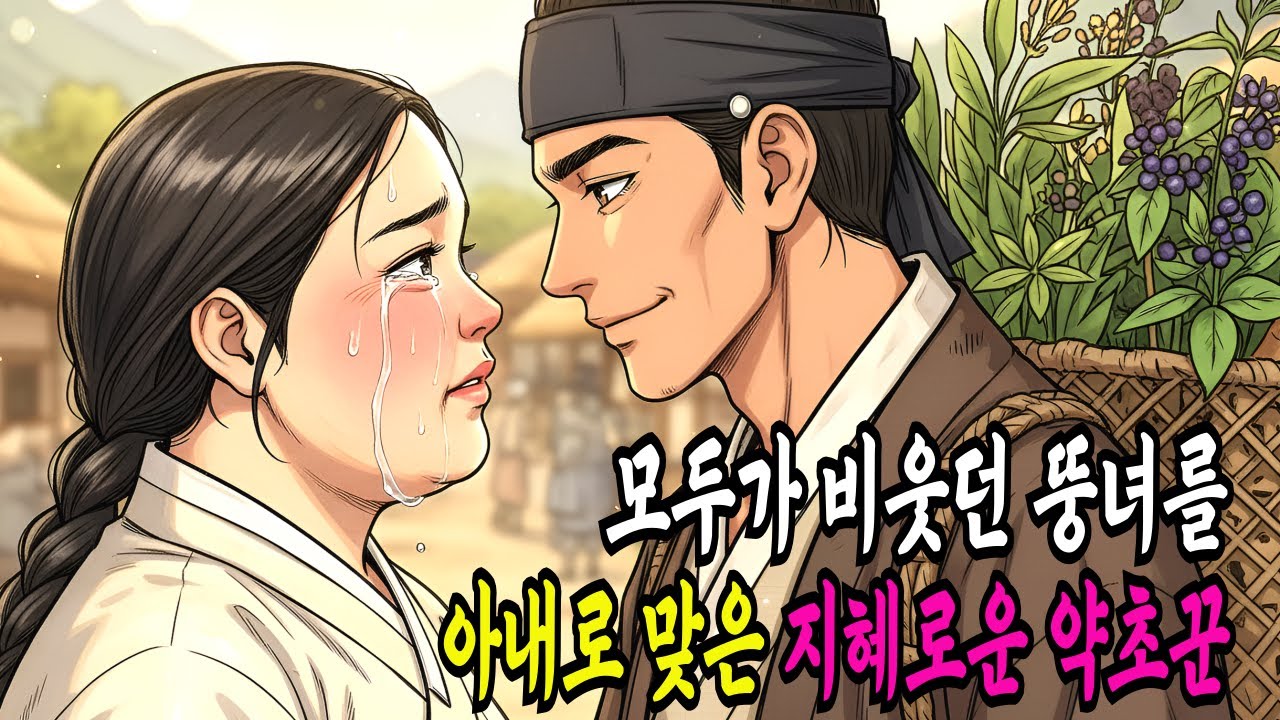 모두가 비웃던 뚱녀를 아내로 맞은 지혜로운 약초꾼 | 야담 옛날이야기 오디오북 수면동화 전설 민담