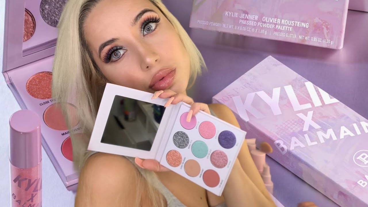 KYLIE X BALMAIN collection | try and review |ellenepei